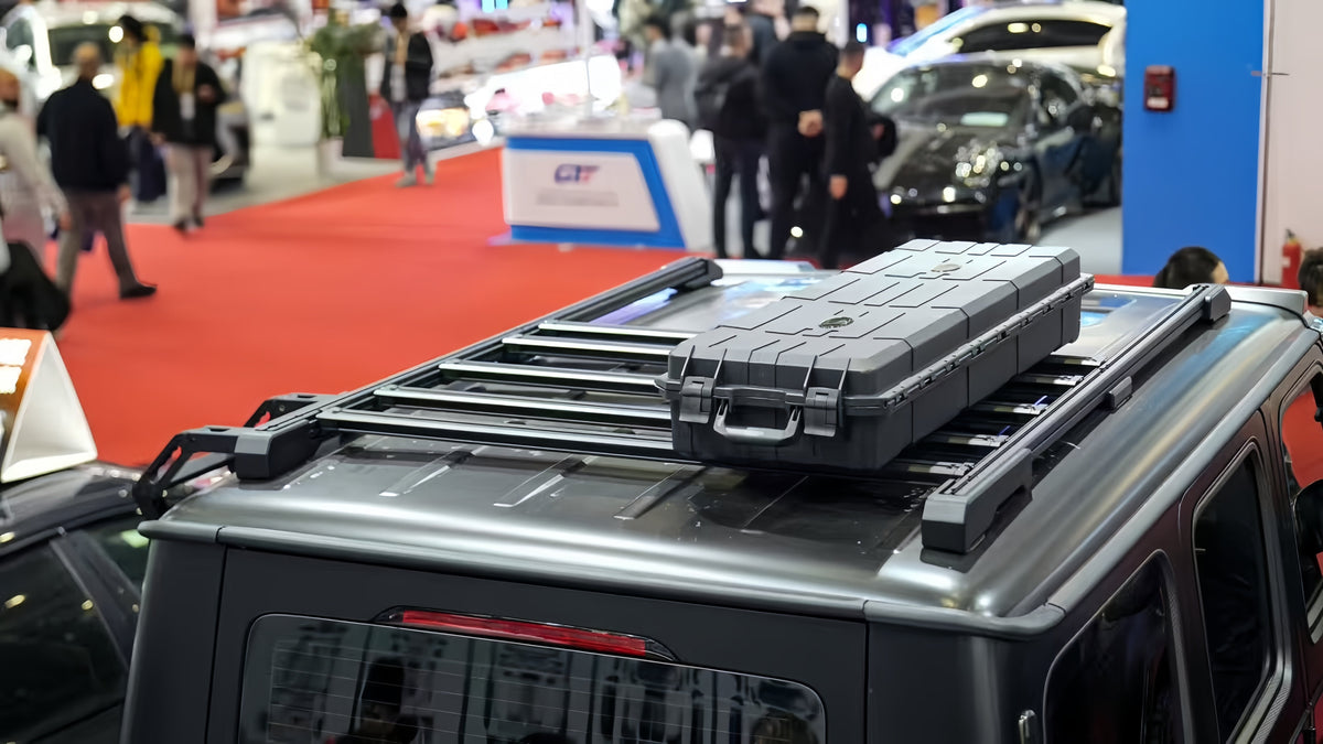 Mercedes G class roof rack platform for W463 W465 with rear ladder
